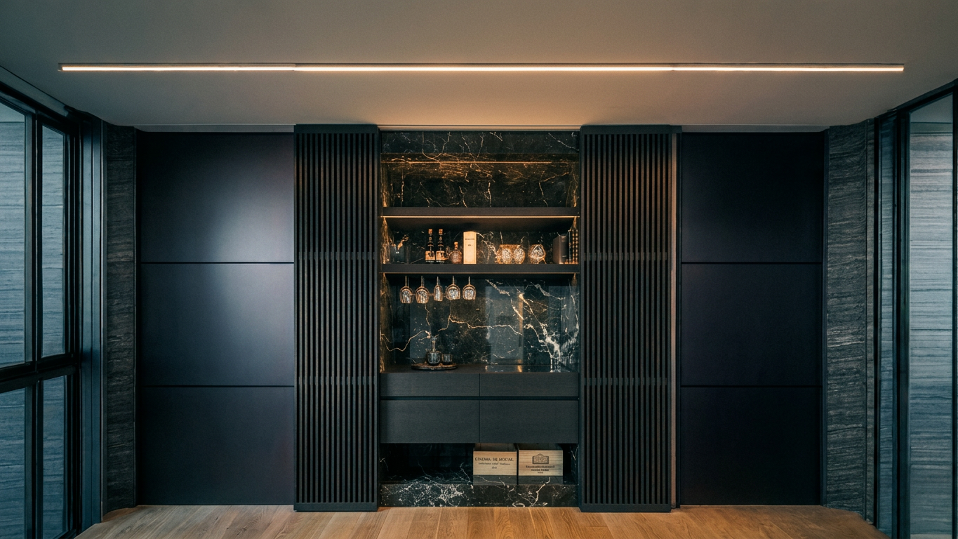 Al Barsha Villa interior fit-out by Ground UP Construction, Dubai