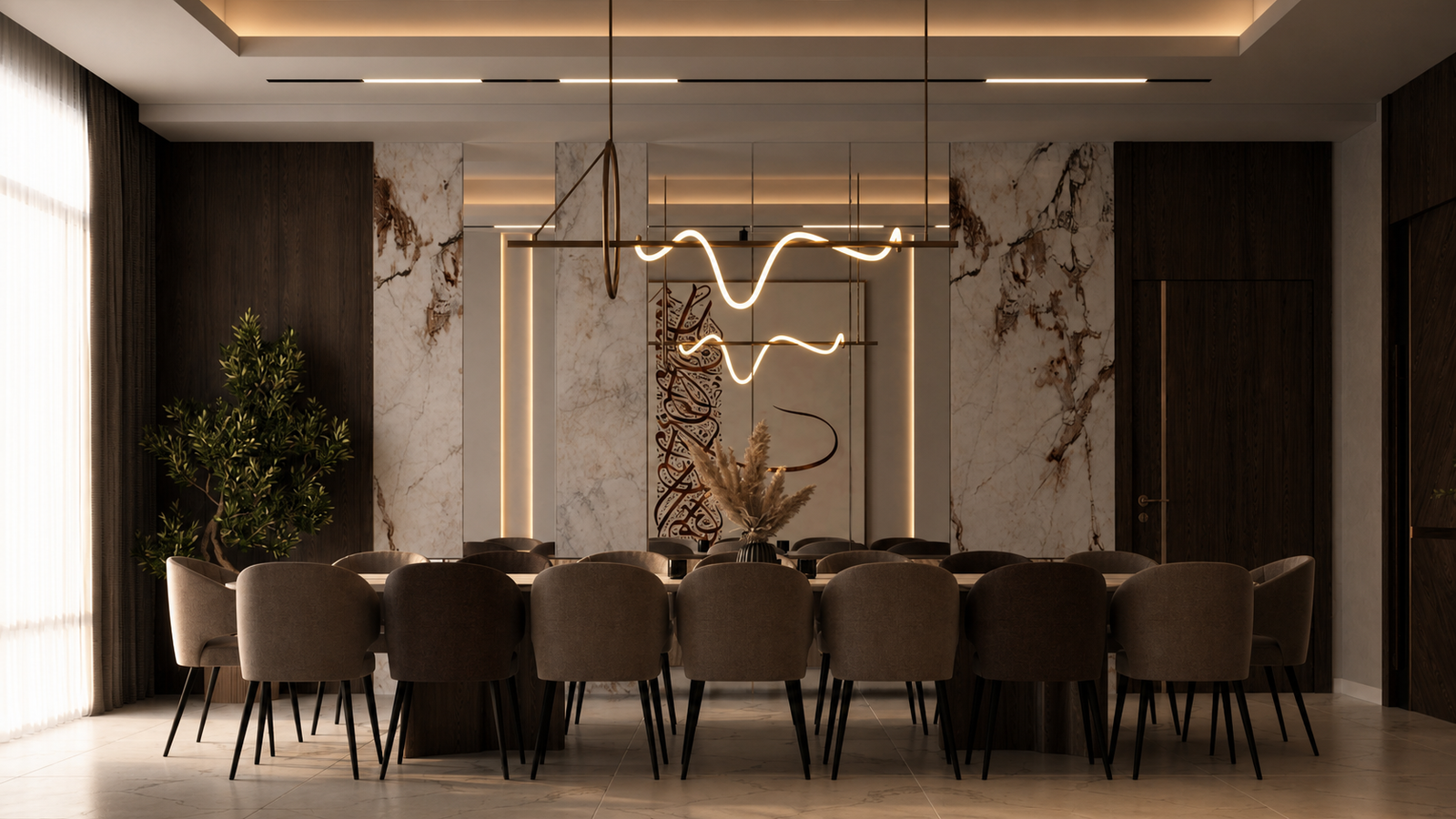 Al Barsha Villa interior fit-out by Ground UP Construction, Dubai