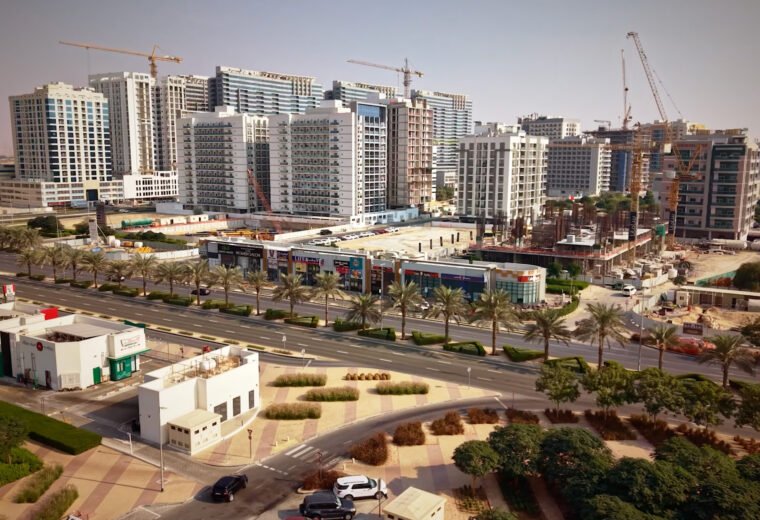 Turtle Avenue side wide angle - Mall project constructed by GroundUp construction