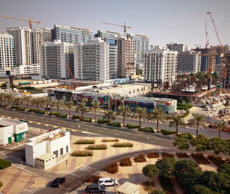 Turtle Avenue side wide angle - Mall project constructed by GroundUp construction